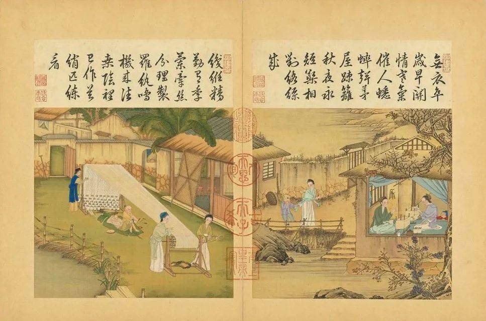 历代《耕织图》中始终如一的"牛"