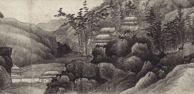 龚贤《云山林屋图轴》赏析- 中国书画收藏家协会